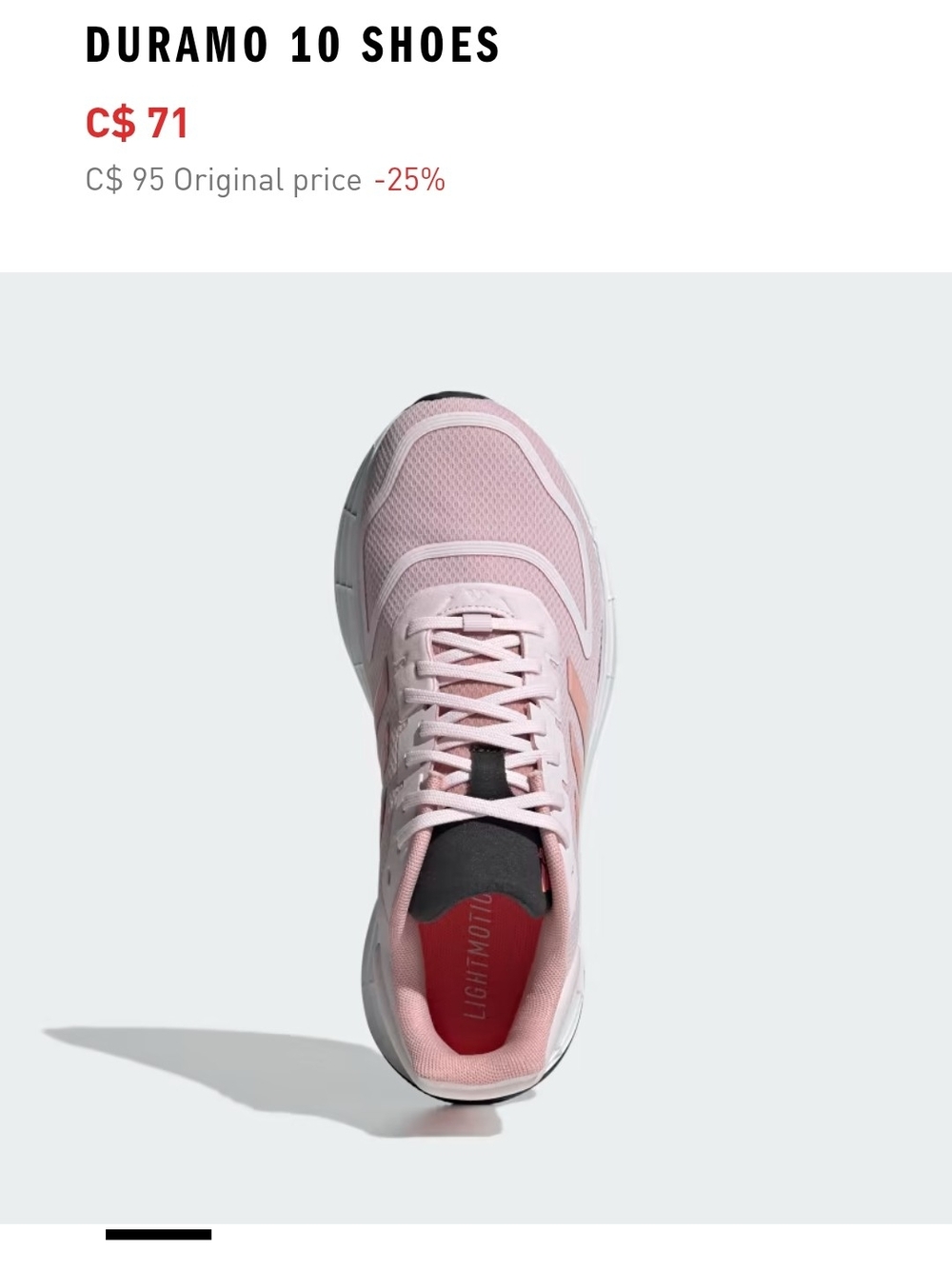 ✨️SALE✨️ adidas Women's Pink Lace-Up Running Sneakers